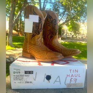 Men’s tin haul boots